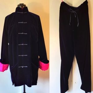 NWOT RARE VTG Shanghai Tang pajama set